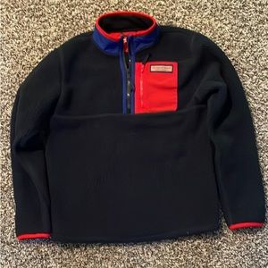 Boys M Vineyard Vines fleece pullover